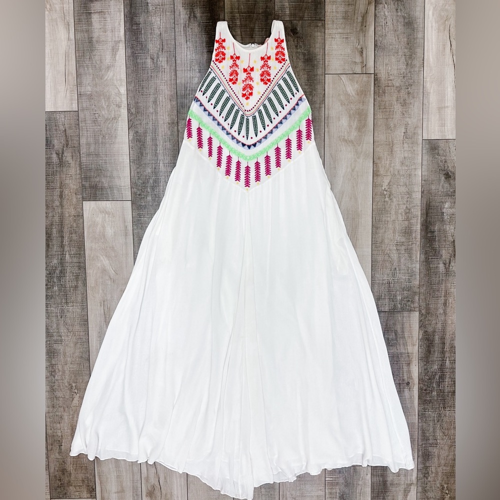 Mara Hoffman swim embroidered maxi dress